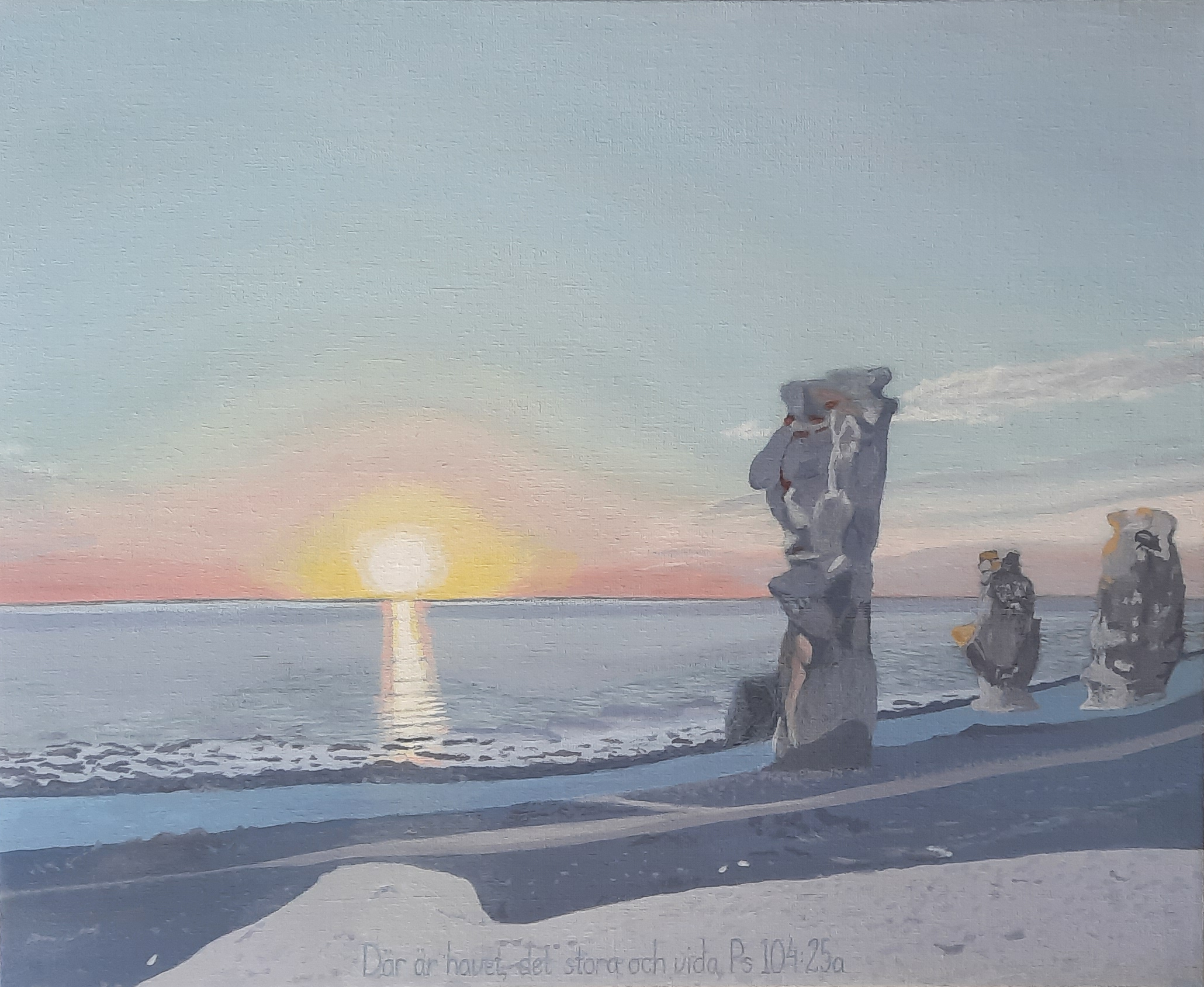 Vintergryning i Dalarna